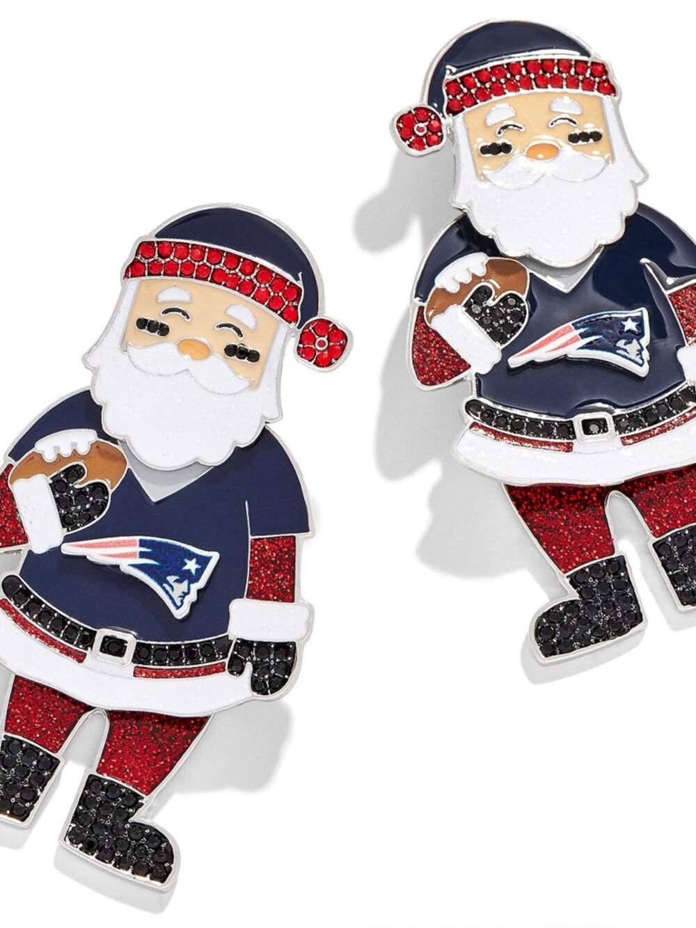 New England Patriots BaubleBar Women's Santa Claus Earrings